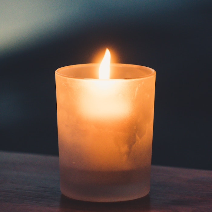 Image of a lit candle.